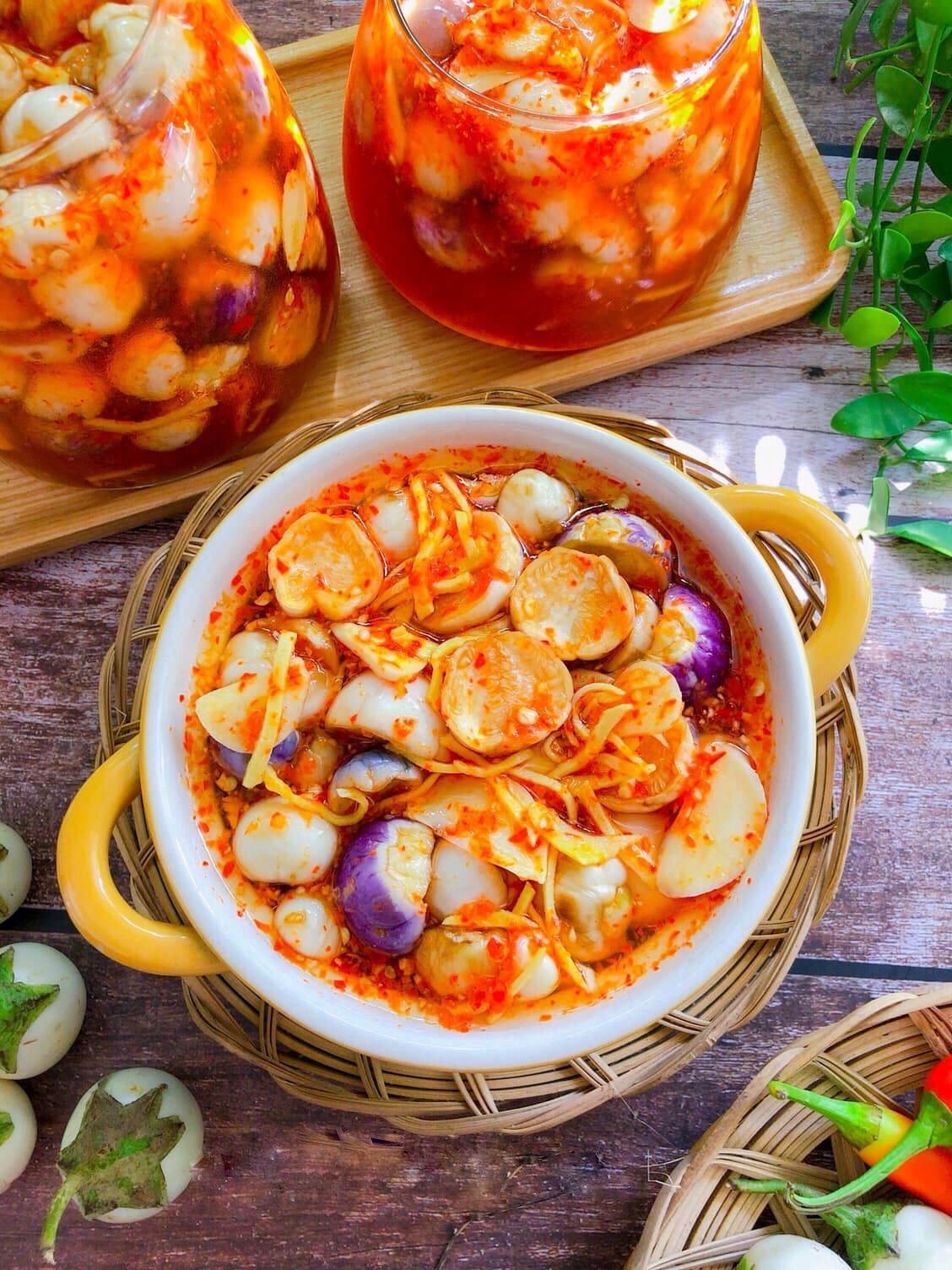 Cà muối mắm cay
